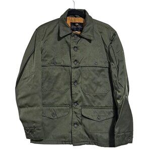Golden Fleece Vintage Military Style Uniform Outerwear Jacket 42 Olive Green Mad